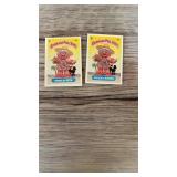 1985 Topps Garbage Pail Kids #75 A&B Glossy backs