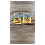 1985 Topps Garbage Pail Kids # 74 A & B