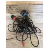 2 sing star microphones