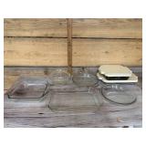 Assorted lot of Anchor glassware
