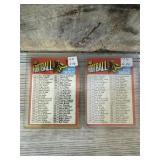 1971 Topps checklist football cards