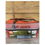 New 4 pack lifejackets, Ozark Trail