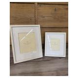 8 x 10 and 5 x 7 Pottery Barn picture frames, see
