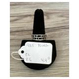 .925 ring size 8 1/4 4.4 g