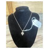 .925 18 inch necklace with pen pendant 3.9 g
