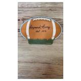 Raymond Berry signed paper football image