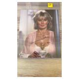 Linda Evans signed Dallas photograph with Beckett