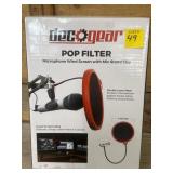 Microphone pop filler windscreen