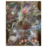 Large assortment of costume jewelry