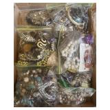 Large assortment of costume jewelry