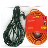 TWO (2) Extension Cords (one never out of package)