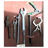 Pipe Wrenches, Crescent Wrenches,