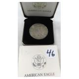 1994 U.S. Silver Eagle, One Ounce Fine Silver