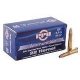 One Hundred (100) cartridges: PPU .22 Hornet SP