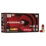 Fifty (50) Cartridges: Federal Syntech 9mm 150gr