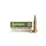 (40) Forty Cartridges Remington 223 45gr JHP