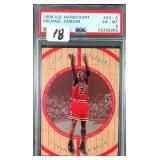 1998 UD Hardcourt Michael Jordan PSA 6