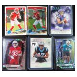 SIX (6) Football Rookie Cards