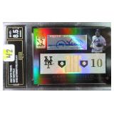 #15/50 Topps Gary Sheffield SIGNED RELIC GMA 8.5