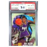 1996 Fleer Lucky 13 RAY ALLEN PSA 8