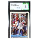 1992-93 Topps #362 SHAQ CSG 9 (RC)