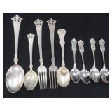 6.6 Troy Ounce .830 Silver Spoons & Forks, $184
