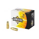 (20) 9mm Hollow Point Cartridges, Armscor