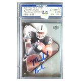 Michael Bush SIGNED 2007 UD Rookie Preview PSA