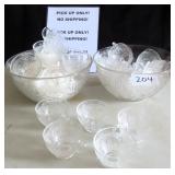 Pick Up Only, NO SHIPPING: (2) Punch Bowl Sets