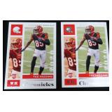 TWO (2) Tee Higgins Rookie Cards, Bengals