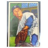 1952 Bowman Carl Erskine, Dodgers