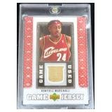 Donyell Marshall Game Used Jersey Card, UD