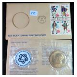 1975 Bicentennial FDC with Medal