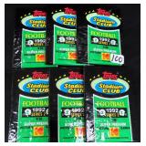 SIX (6) 1992 Unopened Topp SC Football Series 2