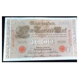 1910 1000 Reichs Bank Note