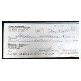 Penny Marshall Signed 1993 Check