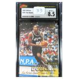 1997-98 Fleer #201 Tim Duncan (RC) CSG 8.5