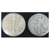 1917-S and 1944 Silver Walking Liberty Half