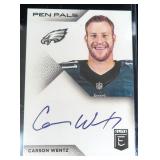 Carson Wentz SIGNED Donruss Elite Football