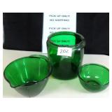 Pick Up Only, NO SHIPPING: Emerald Glass
