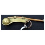 Vintage Brass and Copper Whistle, 4.375"L