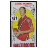 1969-70 Topps Jack Marin Basketball Card