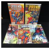 Five (5) Comics with Spider-Man, Marvel