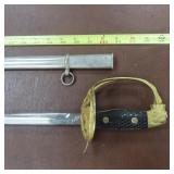 37" Highly Polished Sword and Scabbard, Toledo