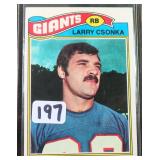 1977 Topps Larry Csonka Football Card