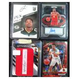 Four Signed Rookie Cards incl. J