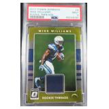 2017 OPTIC Mike Williams Rookie Jersey Card! PSA 9