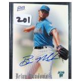 1997 Best Brian Meadows Signed Rookie Card
