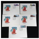 Set of Five Soviet Union CCCP FDC May 20th 1982