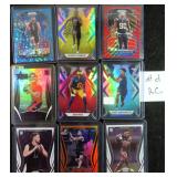 NINE (9) Serial #d Football Rookie Cards